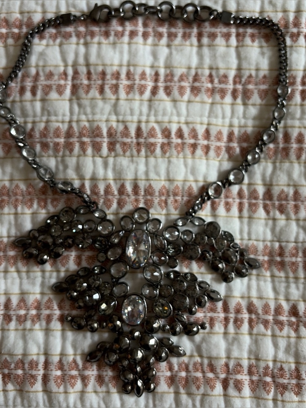 Lord & Taylor Statement Crystal Bib Necklace - Women Jewelry